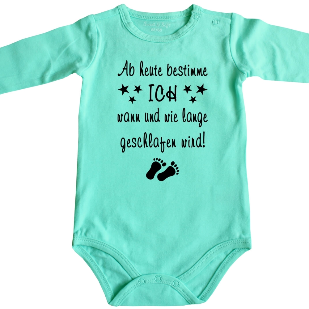 Babybody mit Spruch