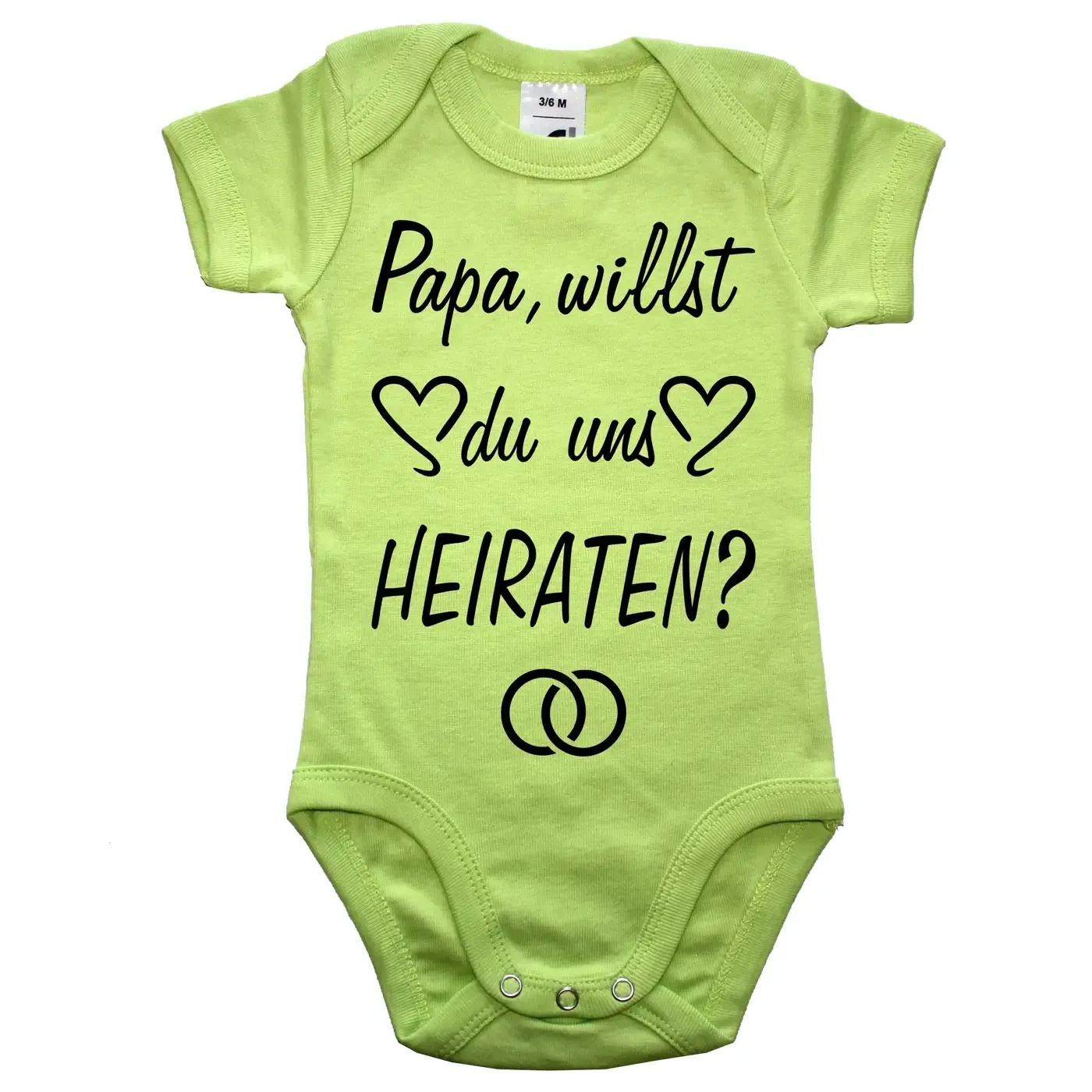 Baby Bodysuit with saying marriage proposal