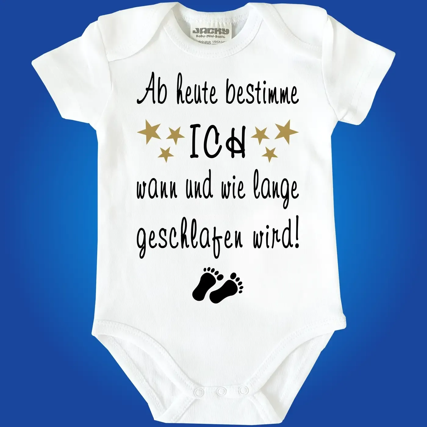Baby-Body mit lustigem Spruch Schlafen