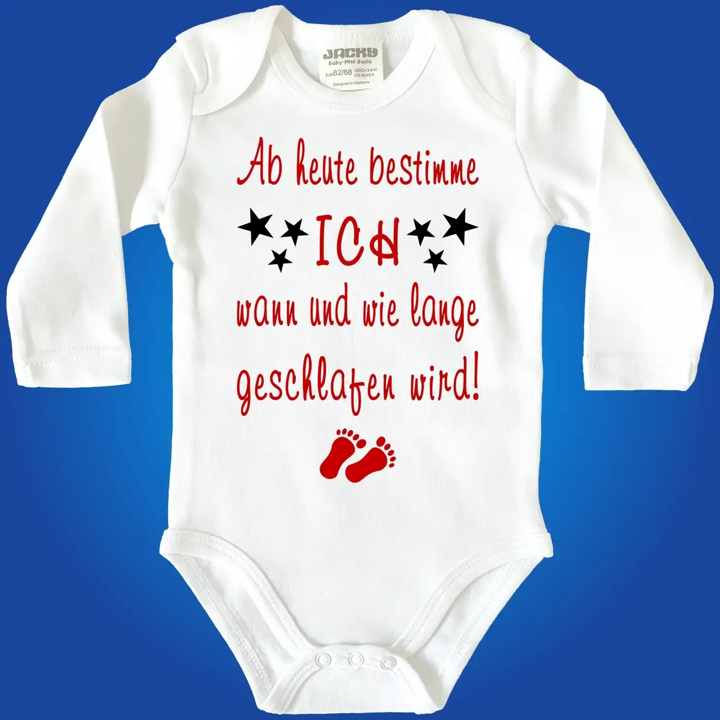 Baby-Body mit Aufdruck zum Schlafen