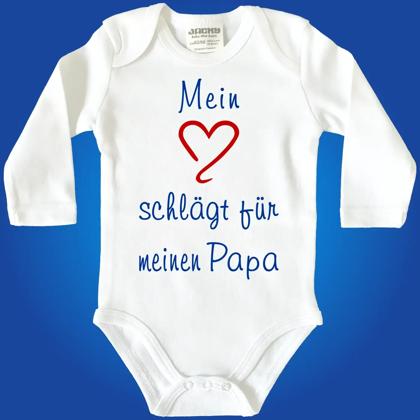 Baby-Body mit Druck Herz