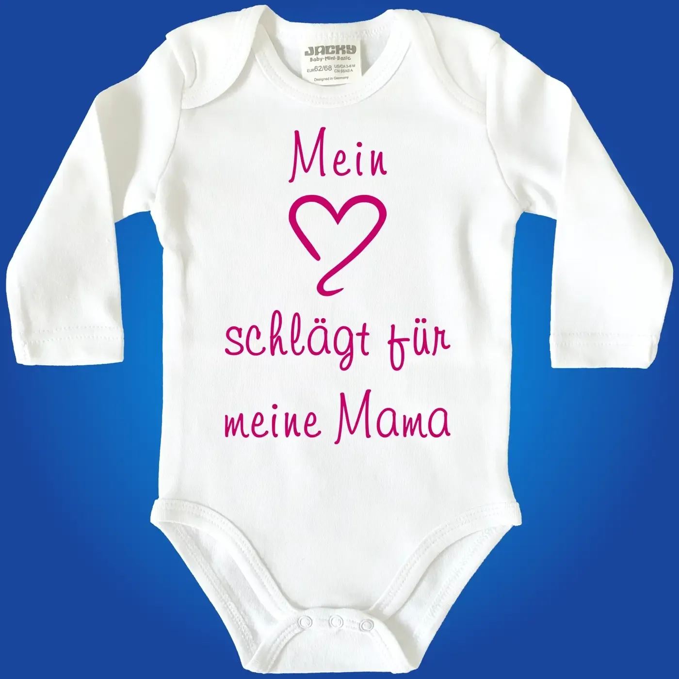 Baby-Body mit Tante und Onkel
