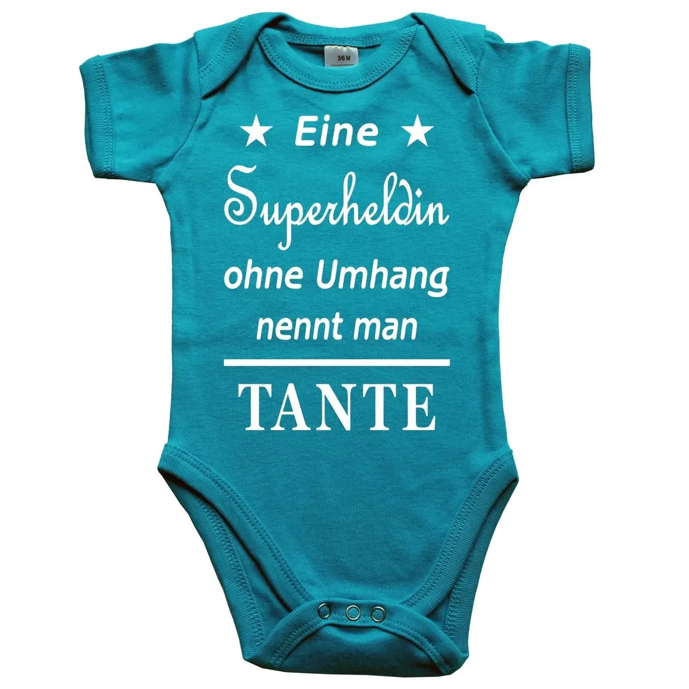 Baby-Body mit Superhelden Aufdruck