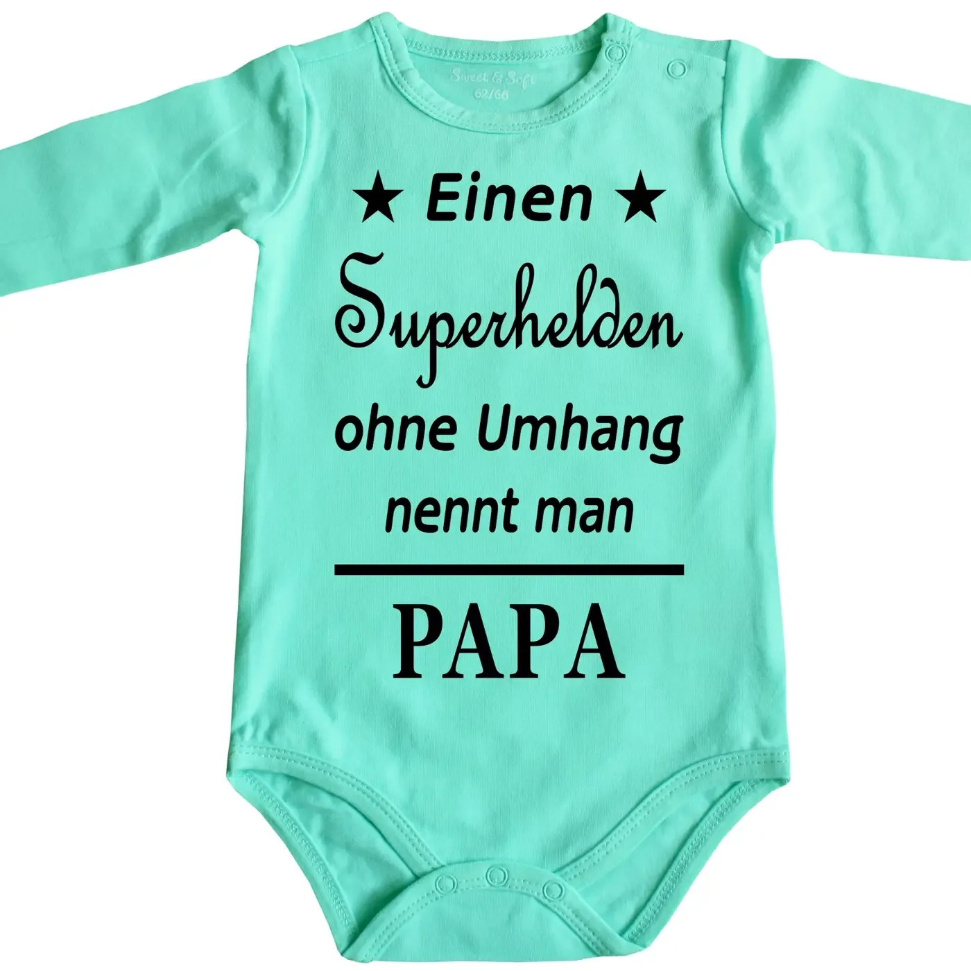 Baby-Body mit Superhelden Druck
