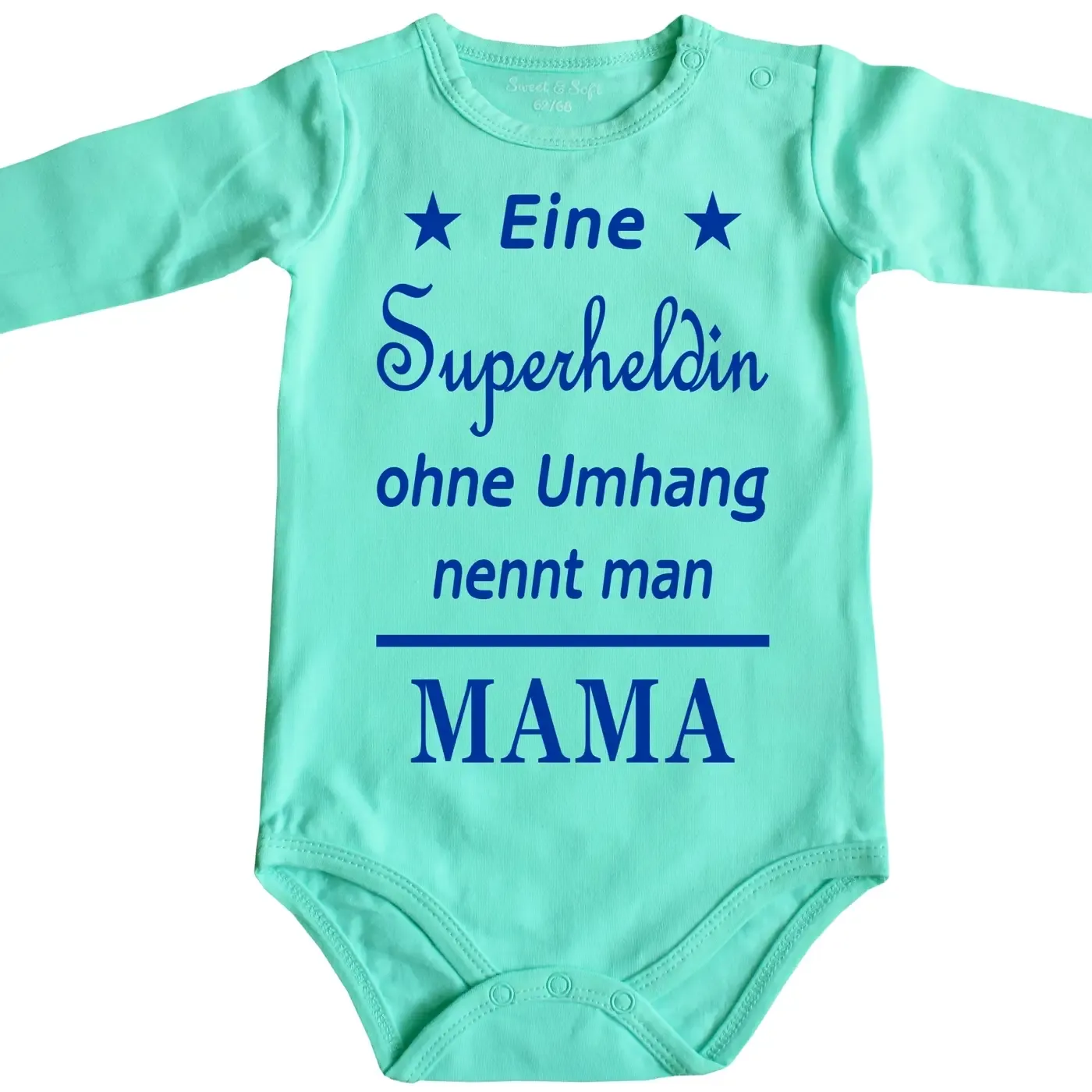 Baby-Body mit Druck Superheldin