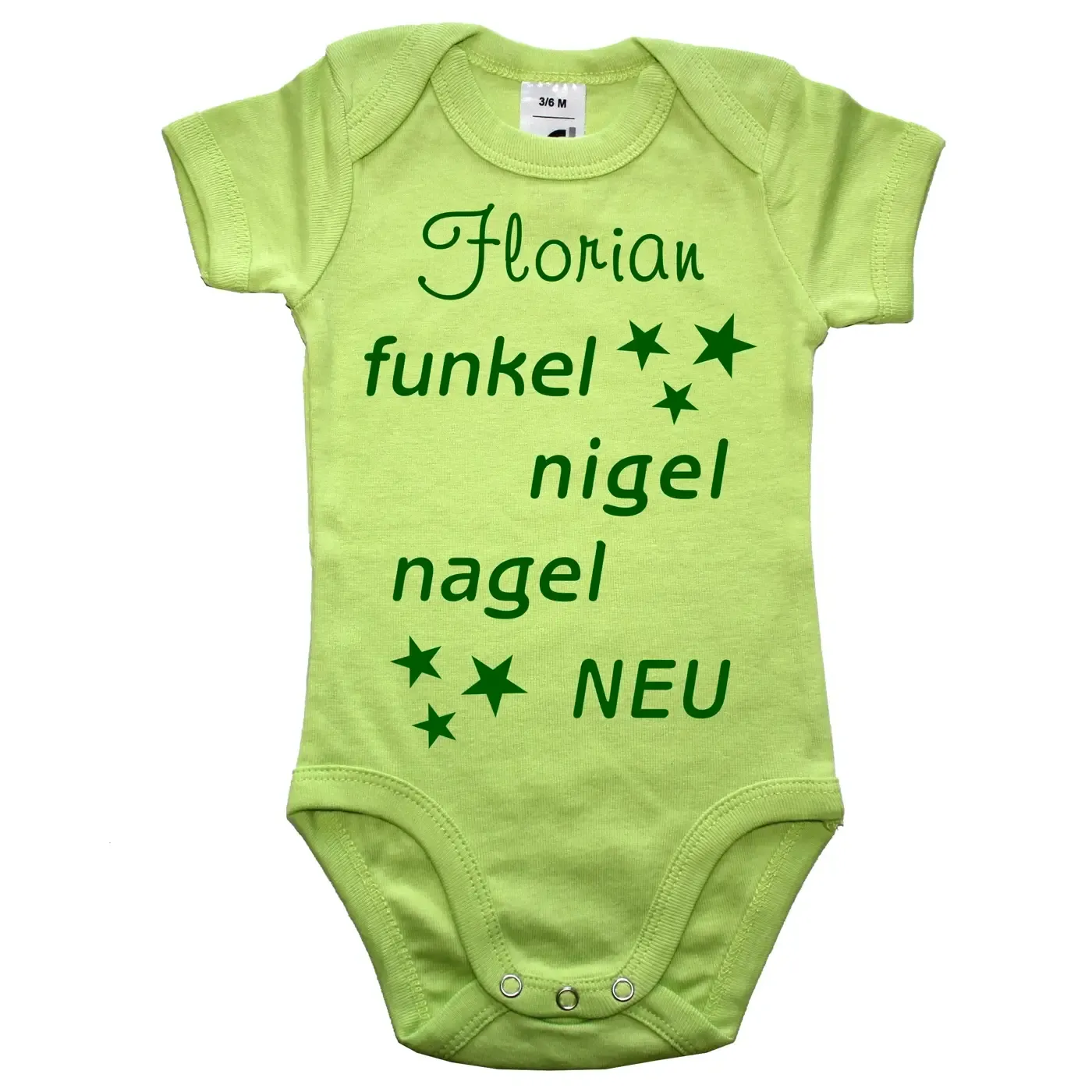 Baby Bodie mit Wunschname - Personalisiert