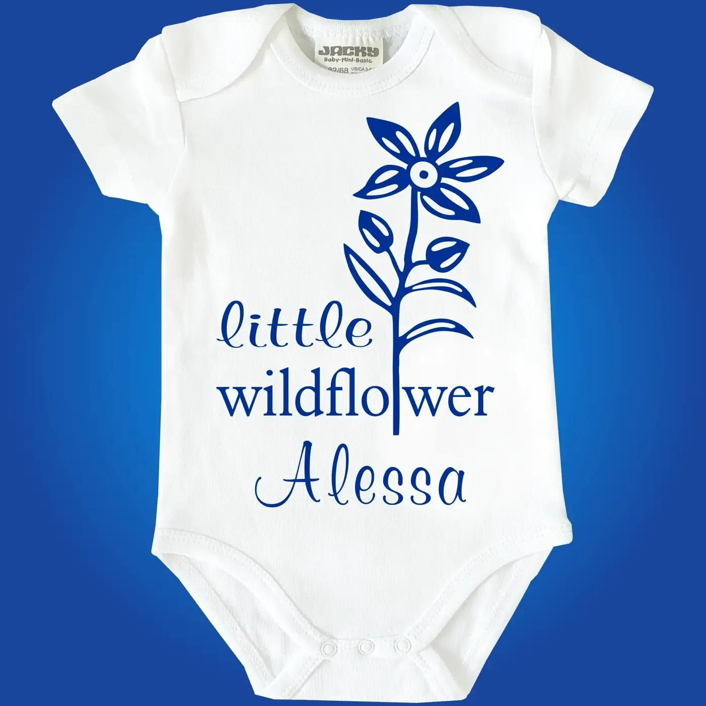 Baby-Body mit Blumen Wildflowers