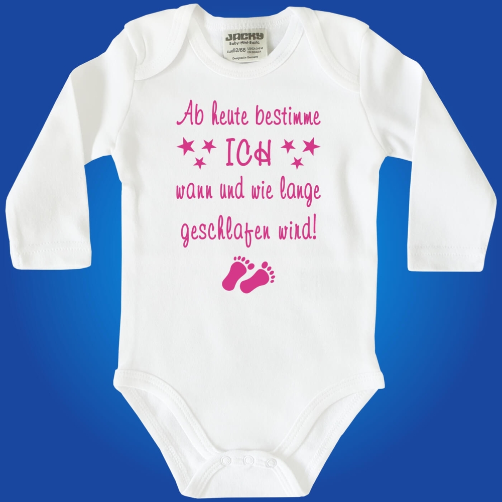 Babybodie mit Spruch