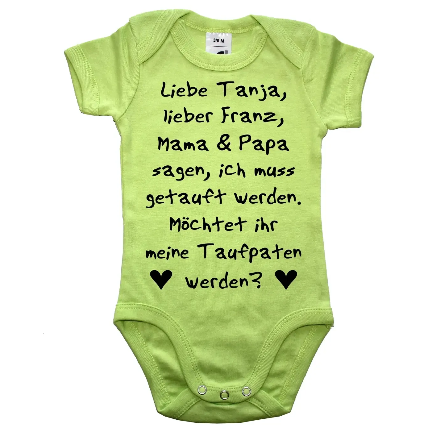 Babybody zur Taufe