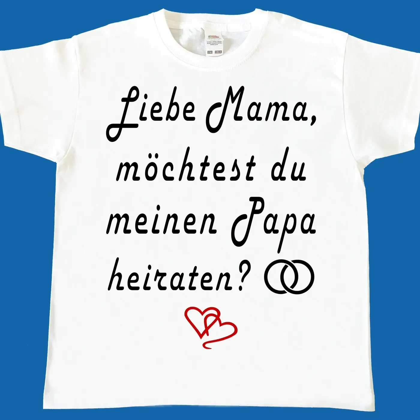 Kinder T-Shirt Heiratsantrag
