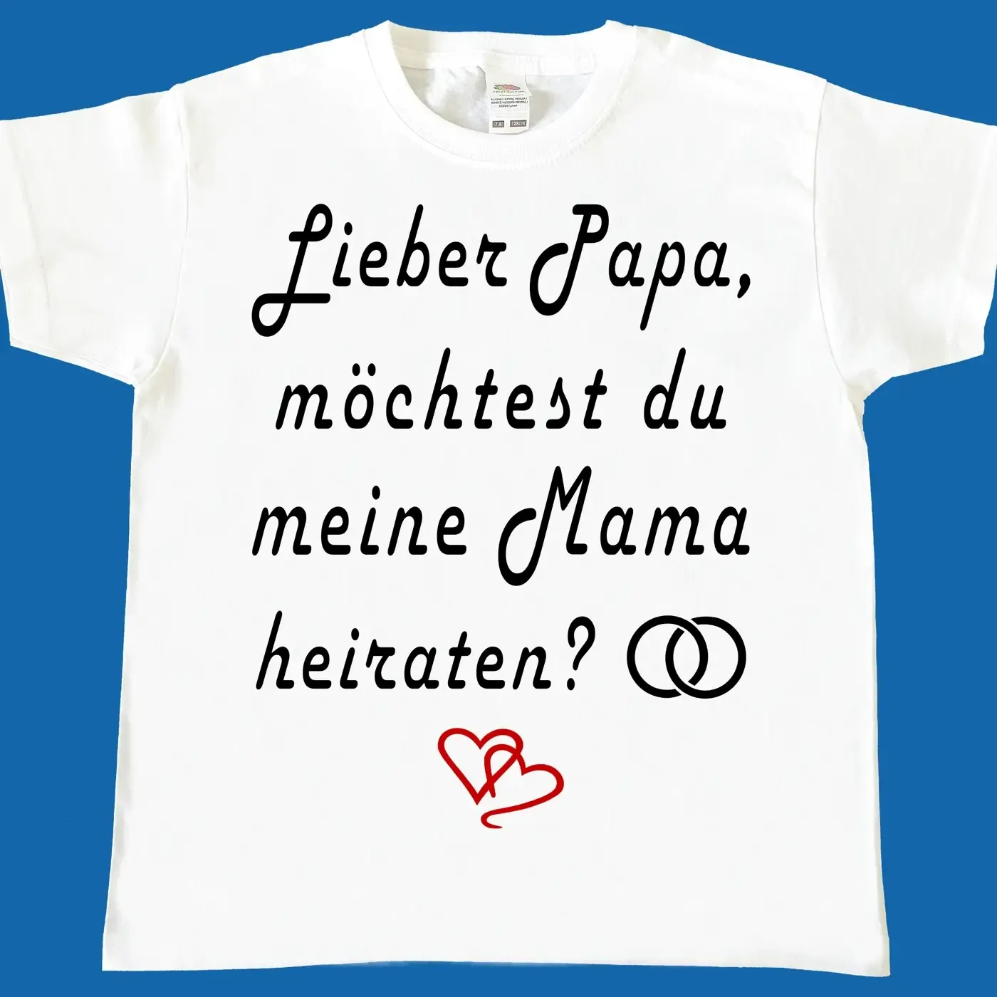 Kinder T-Shirt Hochzeitsantrag