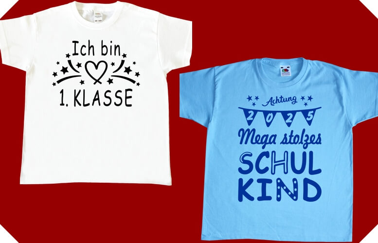 Kinder T-Shirt Einschulung