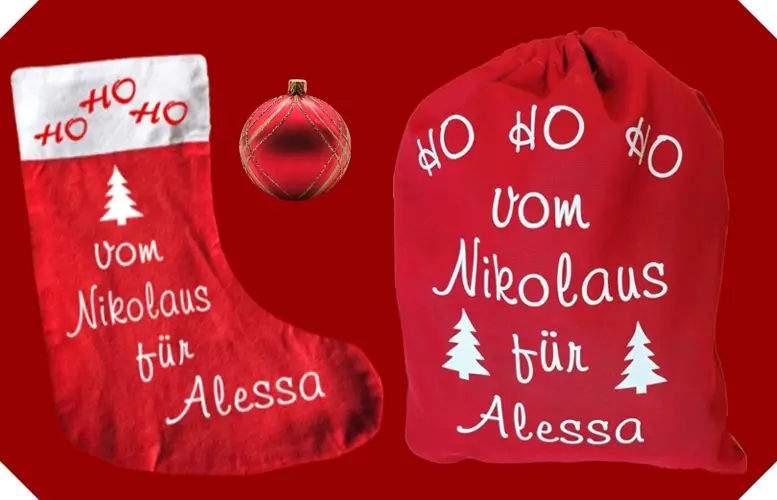 Nikolausstiefel - Nikolaussack